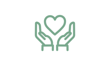 Hands surrounding a heart icon representing sexual health topics
